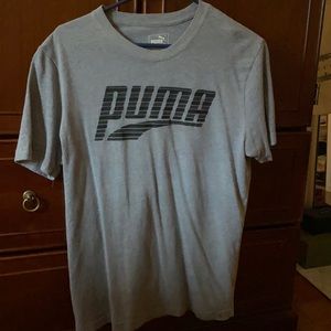 Grey puma tee shirt